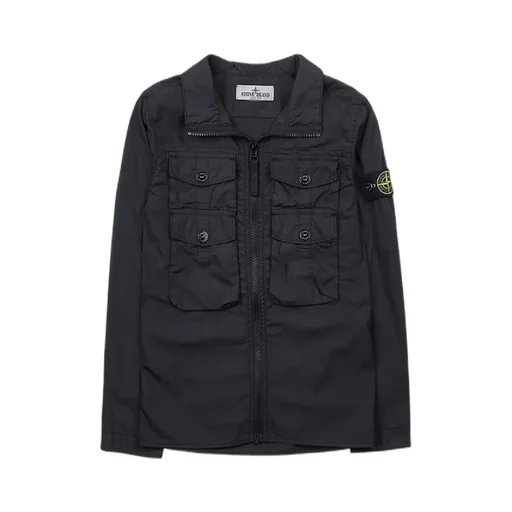 Logo-Patch Zip-Up Jacket