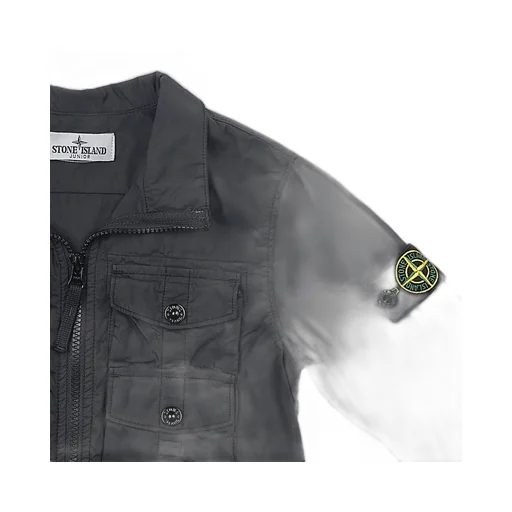 Logo-Patch Zip-Up Jacket