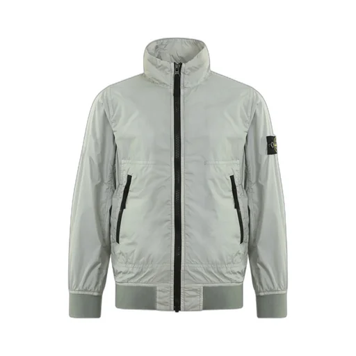 Junior Compass-Badge Zipped Bomber Jacket