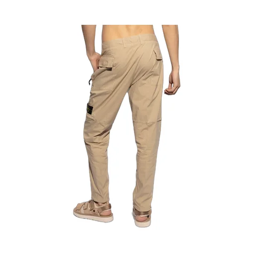 Compass-Badge Tapered Trousers