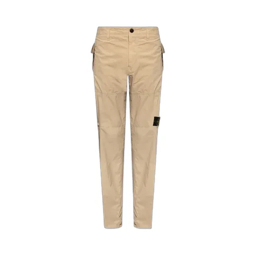 Compass-Badge Tapered Trousers