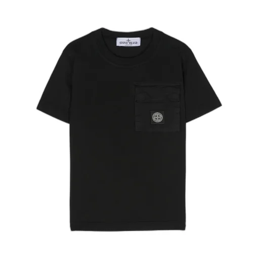 Junior Compass-Patch Crewneck T-Shirt