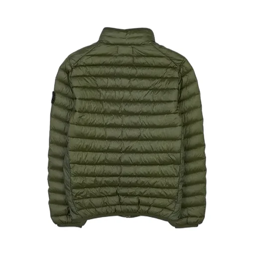 High-Collar Long-Sleeved Down Jacket