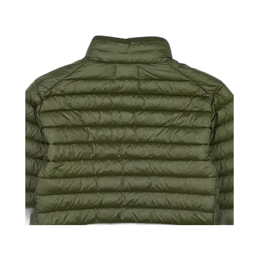 High-Collar Long-Sleeved Down Jacket