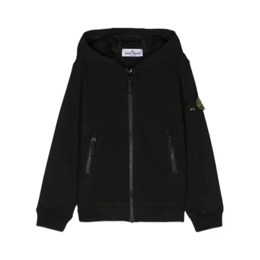 Compass-Badge Zip-Up Hoodie