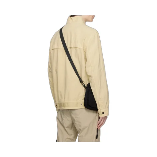 Compass-Badge Linen-Blend Jacket
