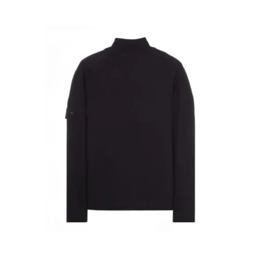 High-Necked Long-Sleeved Hoodie