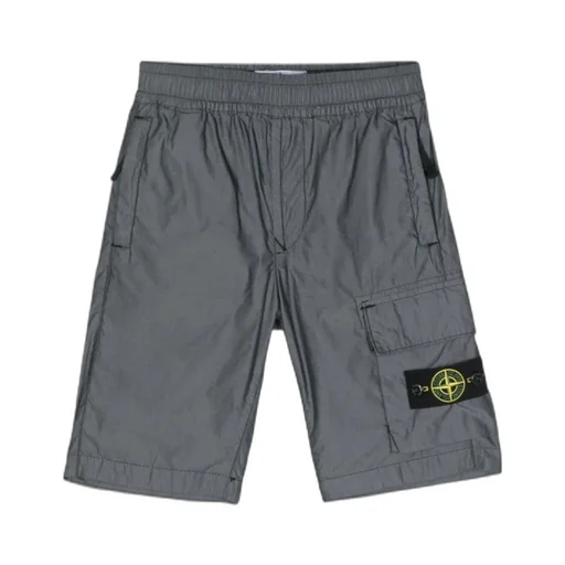Compass Patch Elasticated Waistband Shorts