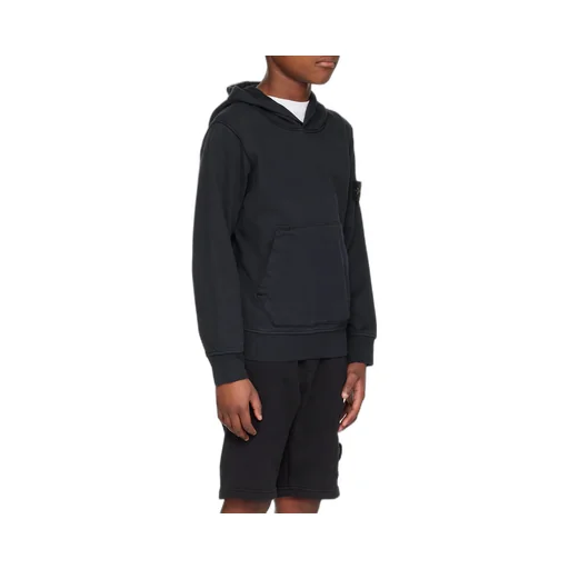 Junior Compass-Patch Long-Sleeved Hoodie