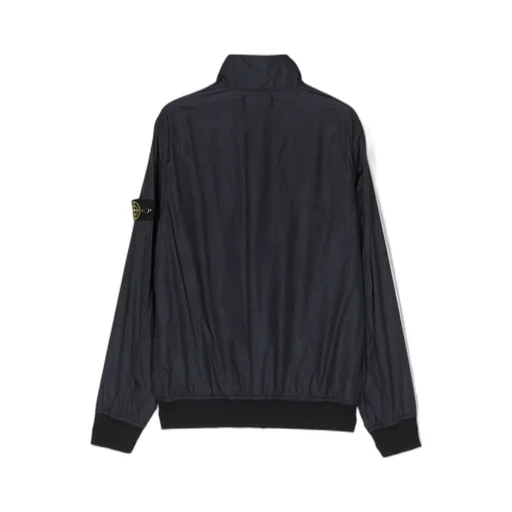 Compass-Badge Zipped Bomber Jacket