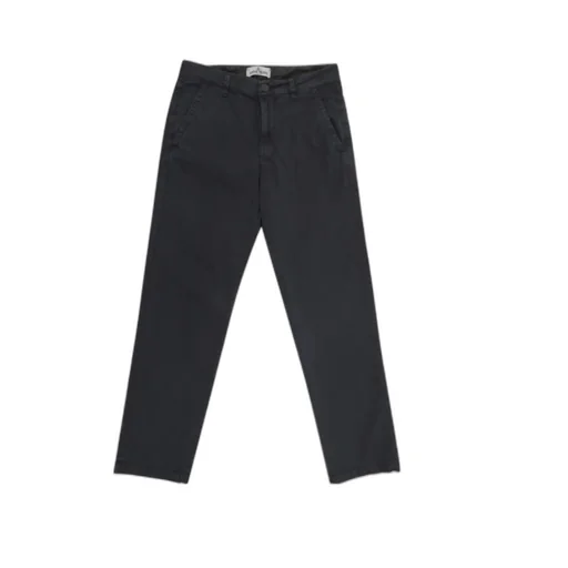 Compass-Patch Straight-Leg Trousers