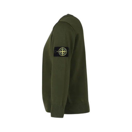Compass-Motif Crewneck Jumper