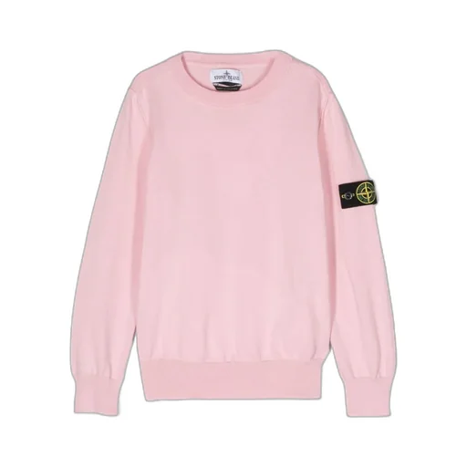 Compass-Motif Crewneck Jumper