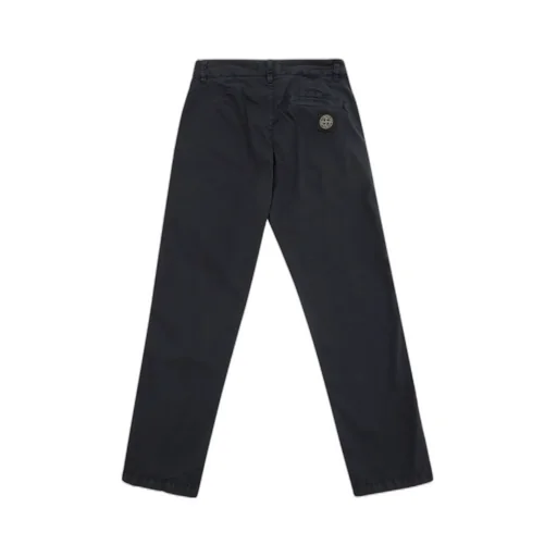 Compass-Patch Straight-Leg Trousers