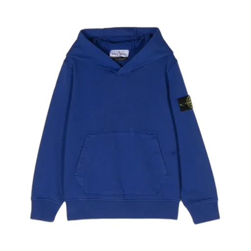 Compass-Patch Long-Sleeved Hoodie
