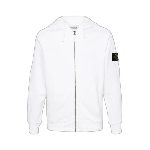 Logo Patch Zipped Hoodie
