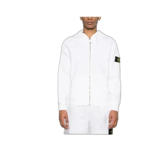 Logo Patch Zipped Hoodie