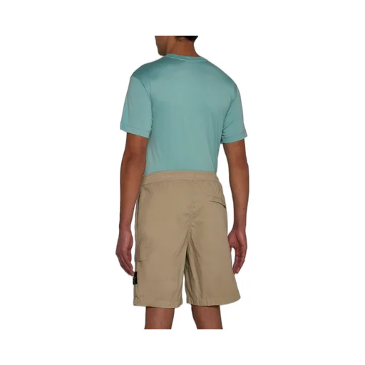 Compass-Motif Track Cargo Shorts