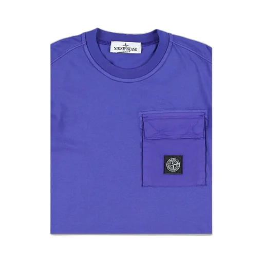 Compass-Motif Cotton T-Shirt