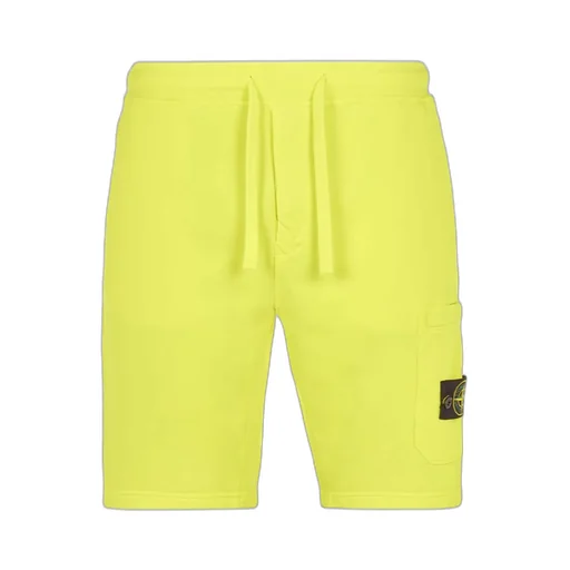 Logo Patch Drawstring Bermuda Shorts