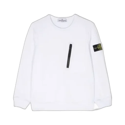 Compass-Patch Crewneck Sweatshirt
