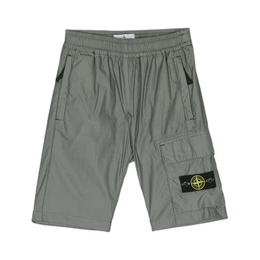Compass Patch Elasticated Waistband Shorts