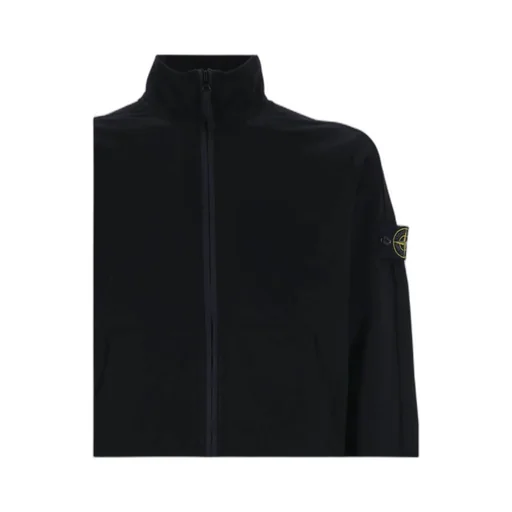 High-Neck Zip-Up Jacket