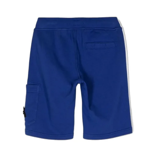 Compass-Badge Elasticated Waistband Shorts