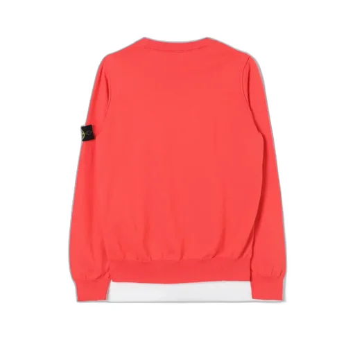 Compass-Badge Cotton Jumper