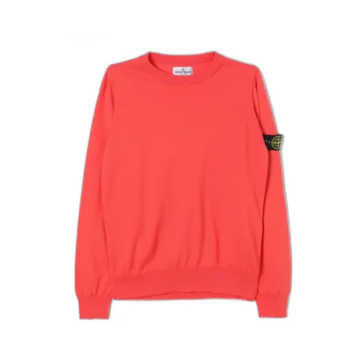 Compass-Badge Cotton Jumper