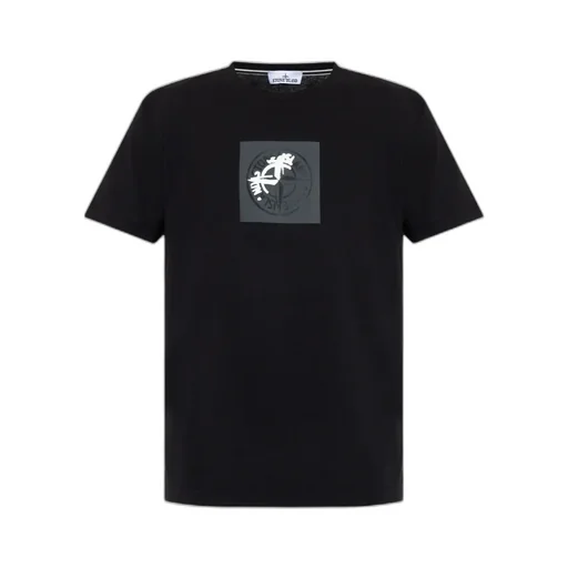 Compass-Print Cotton T-Shirt