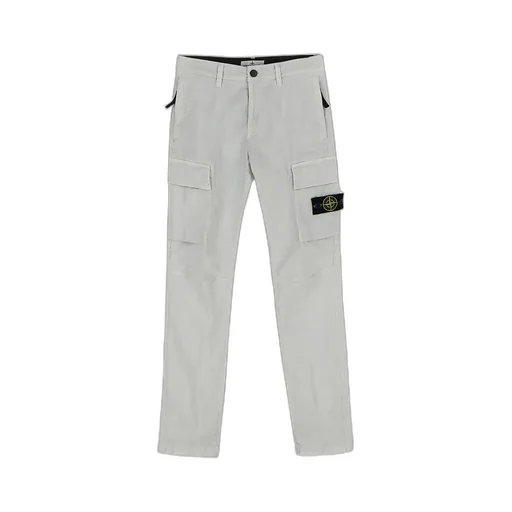 Compass-Patch Straight-Leg Cargo Trousers