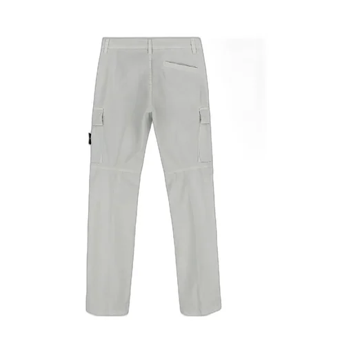 Compass-Patch Straight-Leg Cargo Trousers
