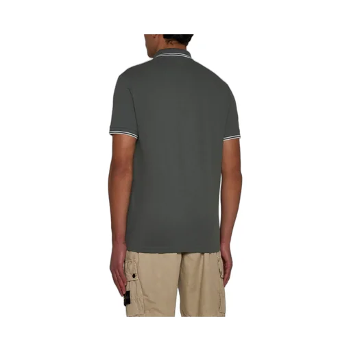 Logo Patch Short-Sleeved Polo Shirt