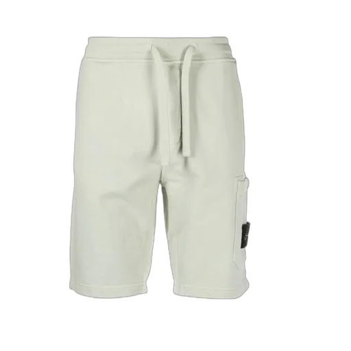 Logo Patch Drawstring Bermuda Shorts