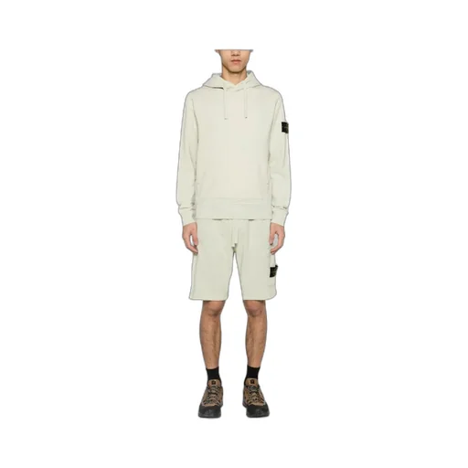 Logo Patch Drawstring Bermuda Shorts