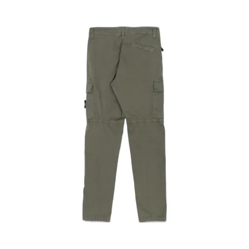 Compass-Badge Tapered-Leg Cargo Trousers