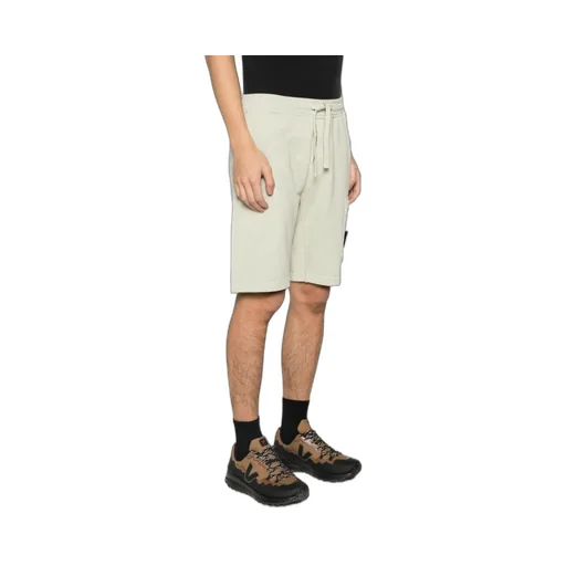 Logo Patch Drawstring Bermuda Shorts