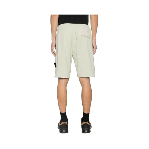 Logo Patch Drawstring Bermuda Shorts