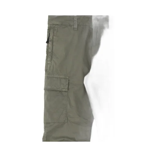 Compass-Badge Tapered-Leg Cargo Trousers
