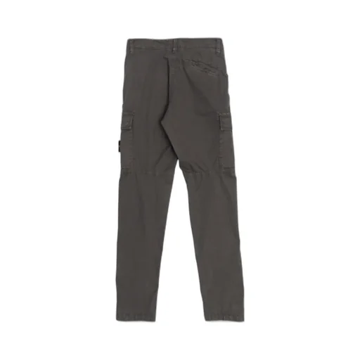 Compass-Patch Straight-Leg Cargo Trousers