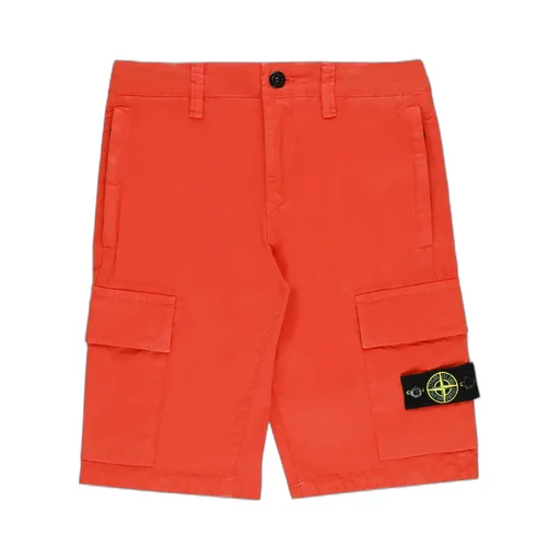 Compass Patch Knee-Length Cargo Shorts