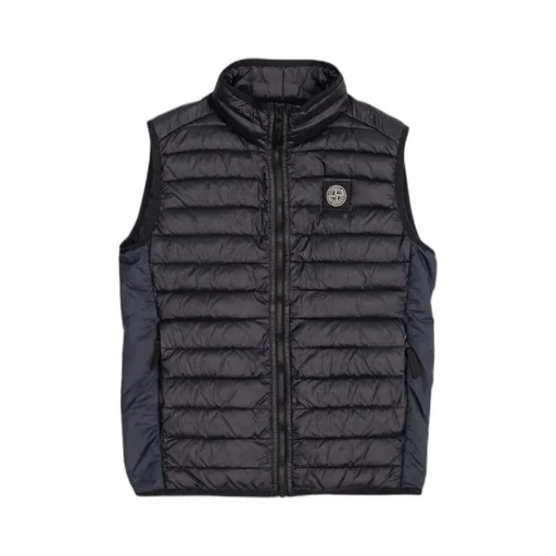 Junior Compass-Motif Zipped Gilet