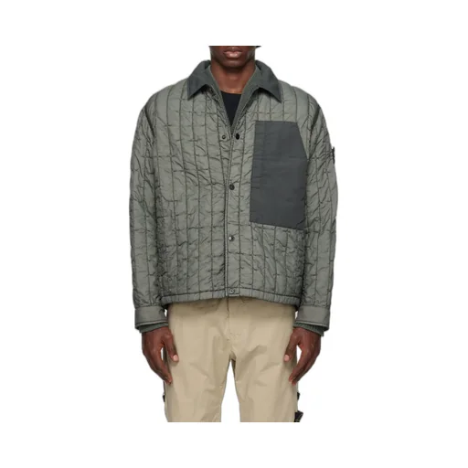 Pointed-Collared Buttoned Jacket