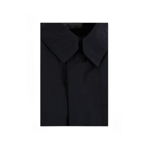 Compass-Badge Long-Sleeved Coat