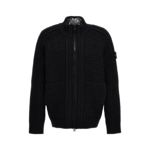 Long-Sleeved Knitted Cardigan