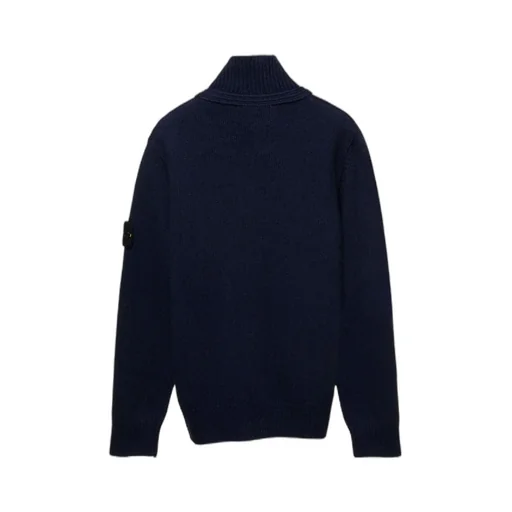 Compass Logo-Patch Buttoned Cardigan