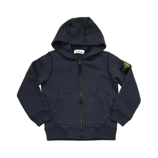 Logo Patch Zipped Hoodie