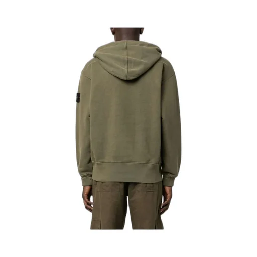 Compass-Patch Drawstring Hoodie