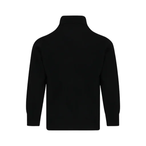 Compass-Badge Roll-Neck Jumper